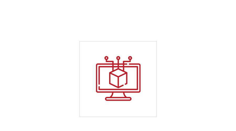 computer monitor icon with network graphic on screen